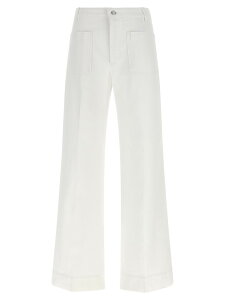 ���B�N�g���A�x�b�J�� VICTORIA BECKHAM �f�j�� ���f�B�[�X �z���C�g Jeans 'Alina' jeans 1226DJE007252LRWASHEDWHITE White �֐� �������� 2026SS ju