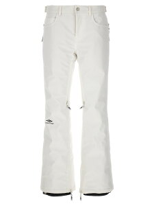 �o�����V�A�K BALENCIAGA �Y�{�� �p���c ���f�B�[�X �z���C�g Trousers '5-Pocket Ski 3B Sports Icon' pants 774002TPQ379000 White �֐� �������� 2024SS ju