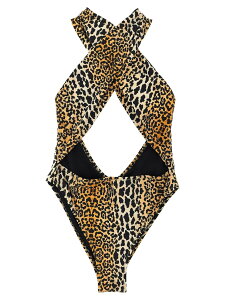 ���C�i �I���K REINA OLGA ���� �X�C���E�F�A ���f�B�[�X �}���`�J���[ Swimwear 'Italian stallion' one-piece swimsuit ITALIANSTALLIONSWIMSUITLEOPARDO Multicolor �֐� �������� 2024SS ju