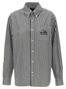 �}�[�N �W�F�C�R�u�X MARC JACOBS �V���c ���f�B�[�X �z���C�g Shirts 'The Striped Shirt' shirt 2F4RTP054W21005 White/Black �֐� �������� 2024AW ju