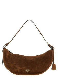 �v���_ PRADA �o�b�O ���f�B�[�X �u���E�� Business bags 'Prada Demi-Lune' large shoulder bag 1BC255VOVO2C4SF0324 Brown �֐� �������� 2025AW ju
