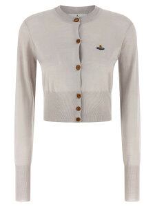 ���B���B�A���E�E�G�X�g�E�b�h VIVIENNE WESTWOOD �Z�[�^�[ �j�b�g�E�F�A ���f�B�[�X �O���[ Knitwear 'Bea' cardigan 1803002UY001AP403 Gray �֐� �������� 2026SS ju