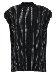 �A�e�B�R ATTICO �����s�[�X �h���X ���f�B�[�X �u���b�N Dresses 'Laurie' dress 247WCA359J048T100 Black �֐� �������� 2024AW ju
