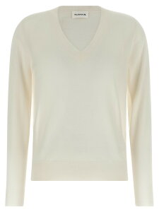 �p���V�� P.A.R.O.S.H. �Z�[�^�[ �j�b�g�E�F�A ���f�B�[�X �z���C�g Knitwear 'Linfa26' sweater D511652LINFA26002 White �֐� �������� 2026SS ju