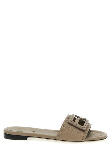 �t�F���f�B FENDI �T���_�� ���f�B�[�X �O���[ Sandals 'Baguette' slides 8R8136AQY2F1MXM Gray �֐� �������� 2026SS ju