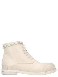 �}���Z�� MARSELL �u�[�c ���f�B�[�X �z���C�g Boots 'Zucca Media' ankle boots MW5980193180 White �֐� �������� 2023SS ju