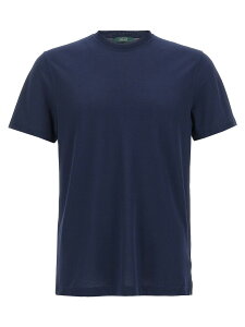 �U�m�[�l ZANONE T�V���c �����Y �u���[ T-shirts 'Ice cotton' T-shirt 815194ZG380Z0178 Blue �֐� �������� 2025SS ju