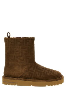 �t�F���f�B FENDI �u�[�c ���f�B�[�X �u���E�� Boots 'Apres Chic' ankle boots 8T8606ASA1F0C23 Brown �֐� �������� 2025AW ju