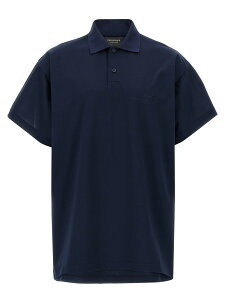 �o�����V�A�K BALENCIAGA �|���V���c �����Y �u���[ Polo shirts Embroidery polo shirt 813299TRVW48065 Blue �֐� �������� 2025SS ju
