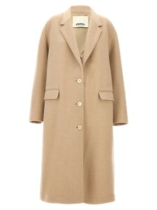 �C�U�x�� �}���� ISABEL MARANT �g�����`�R�[�g �R�[�g ���f�B�[�X �x�[�W�� Coats and trench coats 'Efezia' coat MA0265FAB3D03I90BE Beige �֐� �������� 2024AW ju