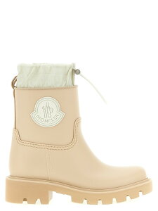 �����N���[�� MONCLER �u�[�c ���f�B�[�X �x�[�W�� Boots 'Kickstream' rain boots L109B4G00020M4522221 Beige �֐� �������� 2026SS ju