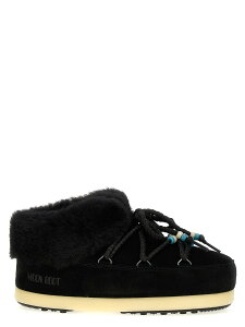 ���[���u�[�c MOON BOOT �u�[�c ���f�B�[�X �u���b�N Boots 'Mule suede beads' ankle boots 80D1470040NN13 Black �֐� �������� 2025SS ju