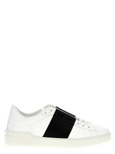 ���@�����e�B�m �K�����@�[�j VALENTINO GARAVANI �X�j�[�J�[ �����Y �z���C�g Sneakers Valentino Garavani 'Open' sneakers Y2S0830BLUA01 White/Black �֐� �������� 2026SS ju
