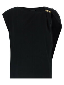 �s���R PINKO T�V���c �g�b�v�X ���f�B�[�X �u���b�N T-shirts and tops 'Melody' top 106478A35DZ99 Black �֐� �������� 2026SS ju