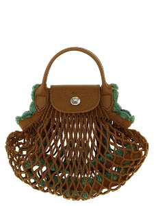 �����V���� LONGCHAMP �o�b�O ���f�B�[�X �u���E�� Business bags 'XS Le Pliage Filet' mesh crossbody bag 10139HGW004 Brown �֐� �������� 2025AW ju