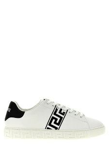���F���T�[�` VERSACE �X�j�[�J�[ �����Y �z���C�g Sneakers 'Greca' sneakers 10144601A007762W020 White/Black �֐� �������� 2026SS ju