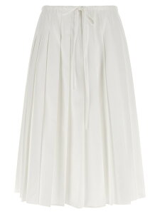 �v���_ PRADA �X�J�[�g ���f�B�[�X �z���C�g Skirts Pighe skirt P145VXSOOO187PF0009 White �֐� �������� 2026SS ju