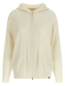�}�b�N�X �}�[�� MAX MARA �Z�[�^�[ �j�b�g�E�F�A ���f�B�[�X �z���C�g Knitwear 'MxpCrusca' cardigan 2611341038600001 White �֐� �������� 2026SS ju