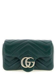 �O�b�` GUCCI �o�b�O ���f�B�[�X �O���[�� Business bags 'GG Marmont' mini shoulder bag 841290AAFAX3020 Green �֐� �������� 2026SS ju