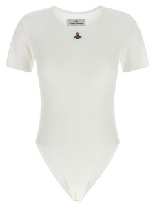 ���B���B�A���E�E�G�X�g�E�b�h VIVIENNE WESTWOOD T�V���c �g�b�v�X ���f�B�[�X �z���C�g T-shirts and tops 'Orb Bas Relief' bodysuit 1G010012J009CA401 White �֐� �������� 2026SS ju