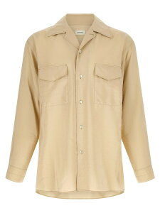 �����[�� LEMAIRE �V���c �����Y �x�[�W�� Shirts Convertible collar shirt SH1233LF1308BG235 Beige �֐� �������� 2026SS ju