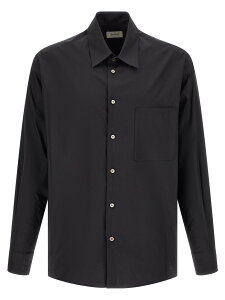 �����[�� LEMAIRE �V���c �����Y �u���b�N Shirts Cotton and silk shirt SH1236LF1500BK998 Black �֐� �������� 2026SS ju