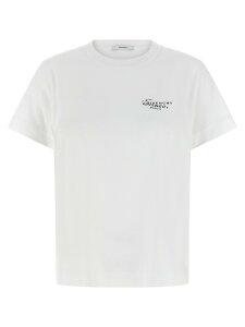 �W�o���V�B GIVENCHY �|���V���c T�V���c ���f�B�[�X �z���C�g T-shirts and polo shirts T-shit 'Logo Stamp' BW70FJP7A7100 White �֐� �������� 2026SS ju