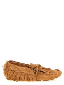 �A���x���^ �t�F���b�e�B ALBERTA FERRETTI ���[�t�@�[ ���f�B�[�X �u���E�� Loafers Suede loafers A600580010087 Brown �֐� �������� 2026SS ju