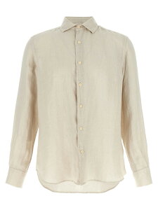 �G���V�[�c�[�Z�C���g�o�[�X MC2 SAINT BARTH �V���c �����Y �x�[�W�� Shirts 'Pamplona' shirt PAMPLONALINEN10HGRAIN Beige �֐� �������� 2026SS ju