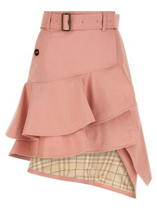 �o�[�o���[ BURBERRY �X�J�[�g ���f�B�[�X �s���N Skirts 'Hollie' skirt 8129695BEGONIAPINK Pink �֐� �������� 2026AW ju