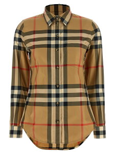 �o�[�o���[ BURBERRY �V���c ���f�B�[�X �x�[�W�� Shirts 'Lapwing' shirt 8111856ARCHIVEBEIGEIPCHK Beige �֐� �������� 2026AW ju