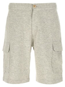 �u���l�� �N�`�l�� BRUNELLO CUCINELLI �V���[�c �����Y �O���[ Shorts Cargo bermuda shorts MM8313222GC1250 Gray �֐� �������� 2026SS ju