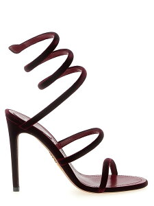 ���l �J�I���B�� RENE CAOVILLA �T���_�� ���f�B�[�X ���b�h Sandals 'Cleo' sandals C12478105VL013063 Bordeaux �֐� �������� 2026AW ju
