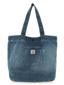 �J�[�n�[�g �_�u�����[�A�C�s�[ CARHARTT WIP �g�[�g�o�b�O �����Y �u���[ Tote bags 'Denim Tote' shopping bag I03703201EJ Blue �֐� �������� 2026AW ju