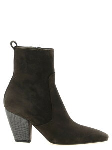�u���l���N�`�l�� BRUNELLO CUCINELLI �u�[�c ���f�B�[�X �u���E�� Boots 'Precious Heel' ankle boots MZSFC2600PC9795 Brown �֐� �������� 2026AW ju
