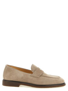 �u���l�� �N�`�l�� BRUNELLO CUCINELLI ���[�t�@�[ �����Y �O���[ Loafers 'Penny' loafers MZUSOLE670C4298 Gray �֐� �������� 2026AW ju