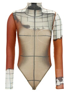 �W�����|�[���E�S���`�G JEAN PAUL GAULTIER T�V���c �g�b�v�X ���f�B�[�X �}���`�J���[ T-shirts and tops 'The Fire' bodysuit 2503WTO308M003P150100 Multicolor �֐� �������� 2025AW ju