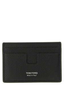 �g�� �t�H�[�h TOM FORD �J�[�h�z���_�[ ���z �����Y �u���b�N Wallets and Card Holders Hammered card holder Y0232LCL158SNAA Black �֐� �������� 2026SS ju