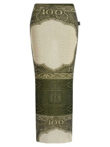 �W�����|�[���E�S���`�G JEAN PAUL GAULTIER �X�J�[�g ���f�B�[�X �}���`�J���[ Skirts 'Re-edition - The Green Cartouche' skirt 2601WSK043M023P400300156 Multicolor �֐� �������� 2026SS ju