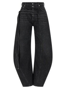 �W�����|�[���E�S���`�G JEAN PAUL GAULTIER �f�j�� ���f�B�[�X �u���b�N Jeans Low waist jeans 2503WTR022D01606 Black �֐� �������� 2025AW ju