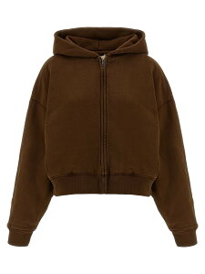 �G���^�C�A �X�^�W�I ENTIRE STUDIOS �g���[�i�[ ���f�B�[�X �u���E�� Sweatshirts 'Thermal' hoodie UNU251004BTBT Brown �֐� �������� 2025AW ju
