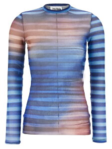 �W�����|�[���E�S���`�G JEAN PAUL GAULTIER T�V���c �g�b�v�X ���f�B�[�X �}���`�J���[ T-shirts and tops 'Air' top 2503WTO336M005P565034 Multicolor �֐� �������� 2025AW ju