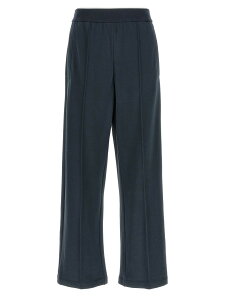 �u���l���N�`�l�� BRUNELLO CUCINELLI �Y�{�� �p���c ���f�B�[�X �u���[ Trousers Joggers with frontal stitching detail MN05NVL699C3186 Blue �֐� �������� 2026AW ju