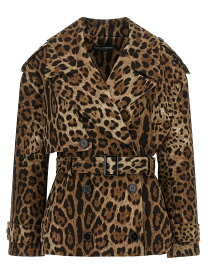 ドルチェ&ガッバーナ DOLCE&GABBANA トレンチコート コート レディース ブラウン Coats and trench coats 'Leo' trench coat F9U46TFSFN4HY13M Brown 関税 送料無料 2026AW ju