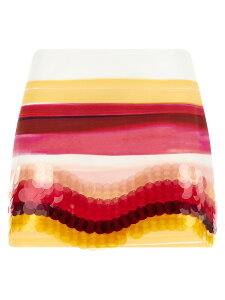 �t�F���f�B FENDI �X�J�[�g ���f�B�[�X �}���`�J���[ Skirts Striped cotton skirt FQ7744AWADF1WX3 Multicolor �֐� �������� 2026AW ju