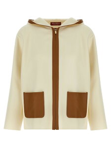 �}�b�N�X�}�[�� �X�e���f�B�I MAX MARA STUDIO �g�����`�R�[�g �R�[�g ���f�B�[�X �z���C�g Coats and trench coats 'MstComica' coat 2626086051600003 White �֐� �������� 2026AW ju