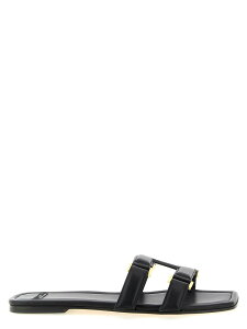 �G���U�x�b�^ �t�����L ELISABETTA FRANCHI �T���_�� ���f�B�[�X �u���b�N Sandals Nappa leather sandals SA50L62E2110 Black �֐� �������� 2026SS ju
