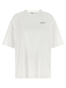 �I�t�z���C�g OFF WHITE �|���V���c T�V���c ���f�B�[�X �z���C�g T-shirts and polo shirts 'Half Arrow Skate' T-shirt OWAA13FS26JER00101100110 White �֐� �������� 2026SS ju