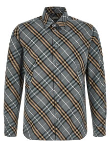 �o�[�o���[ BURBERRY �V���c �����Y �}���`�J���[ Shirts 'Robert' shirt 8123670WAVEBLUEIPCHECK Multicolor �֐� �������� 2026SS ju