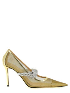 �}�b�n&�}�b�n MACH & MACH �n�C�q�[�� �p���v�X ���f�B�[�X �S�[���h High heels 'Lotus Flower' pumps R26S090695NETMEK Gold �֐� �������� 2026SS ju